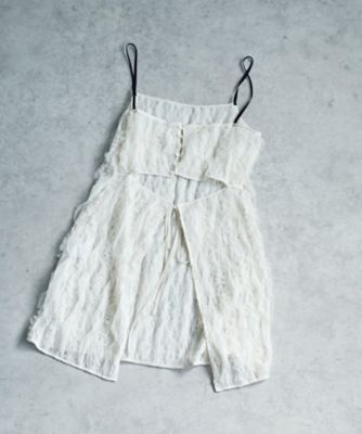 ｆｒｉｌ　ｌａｃｅ　ａｐｒｏｎ　ｂｌｏｕｓｅ（２００２４３５２１７）
