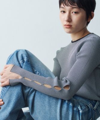 ｈｏｌｅ　ｓｌｅｅｖｅ　ｋｎｉｔ（２００２４３５３１９）