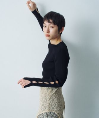 ｈｏｌｅ　ｓｌｅｅｖｅ　ｋｎｉｔ（２００２４３５３１９）