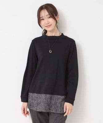 SAINTMICHAEL ノリだー Mサイズ M～3Lサイズ】モアールジャージ×ツイード ドッキング