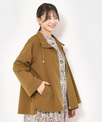 ＜CORDIER (Women)＞【Ｍ～４Ｌサイズ／洗える】ヴァーサタフタ　袖丈調節可ブルゾン（２００２４３５５０２）