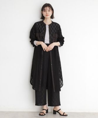 【きれいめファッション51選】上品さと清潔感をキープし レースシャツワンピース（2002436163） | THE SHOP TK ワンピース
