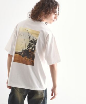tk. TAKEO KIKUCHI (Men)/ティーケー タケオキクチ アンドリューマクリア バックプリントフォトTシャツ(2002436680)