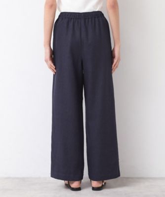 【セットアップ可能・ウエストゴム・洗える】リネンブレンドポケット付パンツ（Ｓ～Ｌ）（２００２４３６７８１）