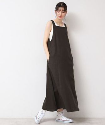 【SALE】Dessin (Women)/デッサン テントラインジャンパースカート(2002436793) チャ044 ワンピース・ドレス【三越伊勢丹/公式】