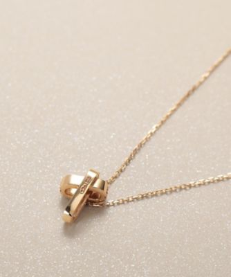 Ｋ１０ダイヤモンド　アシンメトリークロス　ネックレス（２００２４３７０９１）