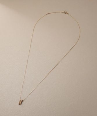Ｋ１０ダイヤモンド　トライアングルシェイプ　ネックレス（２００２４３７０９２）