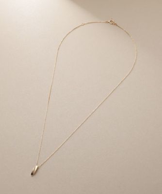 Ｋ１０ダイヤモンド　シフテッドレクタングル　ネックレス（２００２４３７０９３）