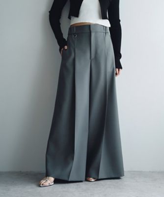 CODE A (Women)/コードエー pleated wide trousers(2002437127)