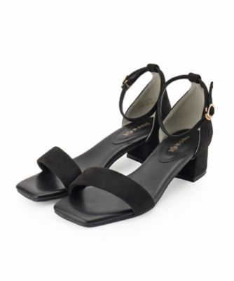 ＜SHOO LA RUE (Women)＞カジュアルにもきれいめにも　アンクルストラップサンダル（２００２４３７３３８）