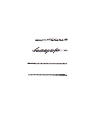 ｈｅｙｅｐ｜Ｌｏｇｏ　＆　Ｒｈｉｎｅｓｔｏｎｅ　Ｈａｉｒ　Ｐｉｎｓ　－　４　Ｐｉｅｃｅ　Ｓｅｔ（２００２４３７４１７）
