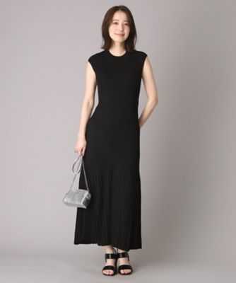 ＜DRESSTERIOR (Women)＞【洗える】リブニットフレアドレス（２００２４３７５８３）