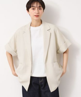【洗える】麻調ポリジャケット（２００２４３７５８９）