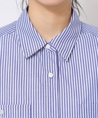 【洗える】クロップド丈シャツ（ＸＳ～Ｌ）（２００２４３７６３３）
