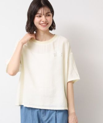 Dessin (Women)/デッサン 【洗える・4サイズ展開】ロゴ入りブラウス(XS~L)(2002437690)