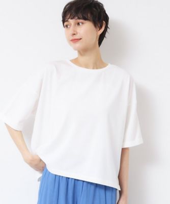 【二の腕カバー・接触冷感】ロールアップスリーブＴシャツ（ＸＳ～Ｌ）（２００２４３７７０５）