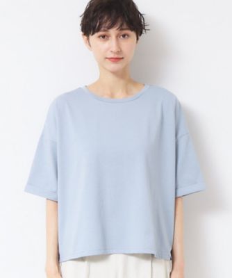 【二の腕カバー・接触冷感】ロールアップスリーブＴシャツ（ＸＳ～Ｌ）（２００２４３７７０５）