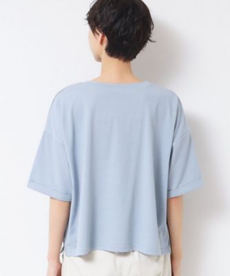 【二の腕カバー・接触冷感】ロールアップスリーブＴシャツ（ＸＳ～Ｌ）（２００２４３７７０５）