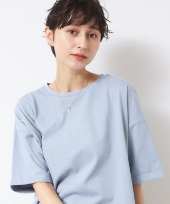 【二の腕カバー・接触冷感】ロールアップスリーブＴシャツ（ＸＳ～Ｌ）（２００２４３７７０５）