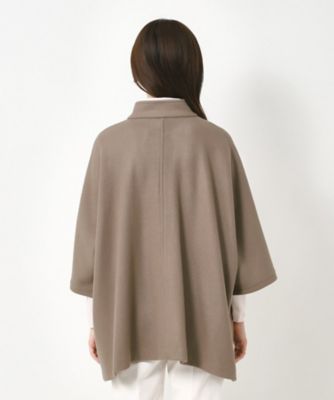 M～3Lサイズ】ソニアウールジャージポンチョ風ジャケット