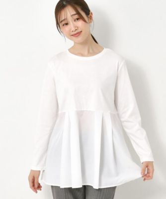 ＜CORDIER (Women)＞【レイヤードスタイルはお任せ】ペプラムデザインプルオーバー（２００２４３７７６９）