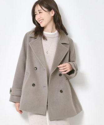 ベージュ系 レディースのピーコート | 三越伊勢丹オンラインストア