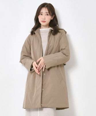 ステッチレス・ストレッチ・スリムシルエット】3Sダウンコート