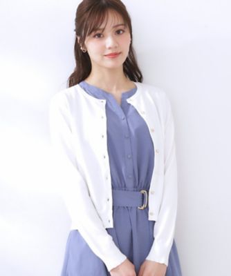 ＜COUTURE BROOCH (Women)＞イロイロ釦ニットカーデ（２００２４３７７９４）