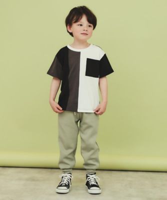 【１１０－１６０／洗濯機ＯＫ】縦切替えポケットＴシャツ（２００２４３７９２０）