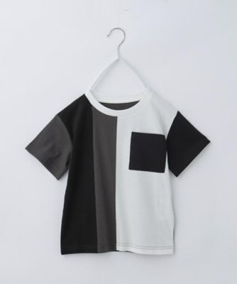 【１１０－１６０／洗濯機ＯＫ】縦切替えポケットＴシャツ（２００２４３７９２０）