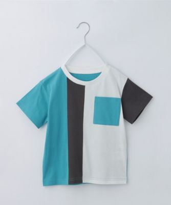 【１１０－１６０／洗濯機ＯＫ】縦切替えポケットＴシャツ（２００２４３７９２０）