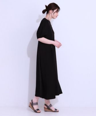 【ひんやり／Ｓ－ＬＬ】微配色ラインですっきり見え　大人のためのワンピース（２００２４３７９２９）