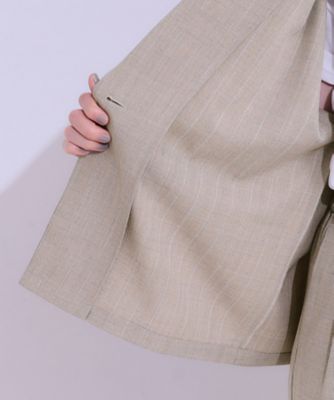 セットアップ可】麻調半袖ジャケット（2002438206） | SHOO