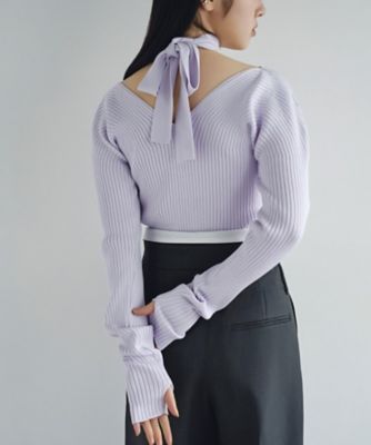 ｏｐｅｎ　ｎｅｃｋ　ｂｏｗ　ｋｎｉｔ（２００２４３８７１７）