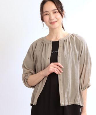 ＜Reflect (Women)＞【Ｅ‐ＱＵＡＬＩＴＹ／手洗い可／羽織にも◎】シアーブラウス（２００２４３８９５４）