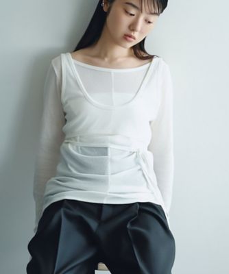 CODE A (Women)/コードエー ｂｒａ　ｔｏｐ　ｌａｙｅｒｅｄ　ｔｅｅ（２００２４３９０７５）