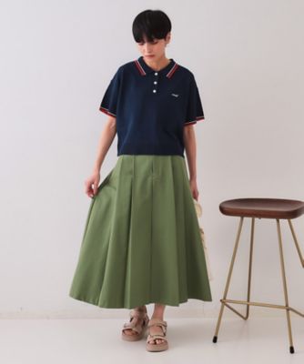 ロゴ刺繍ポロニット【洗濯機洗い可／抗ピル】（２００２４３９１５２）