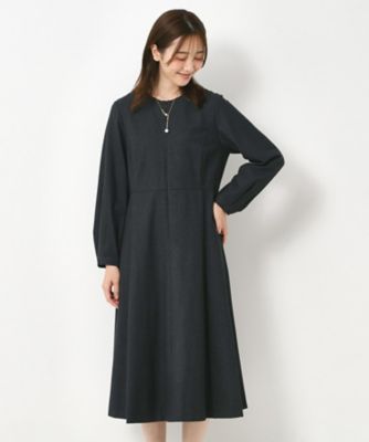 M～3Lサイズ／セットアップ可／ストレッチ】ツイード調ワンピース