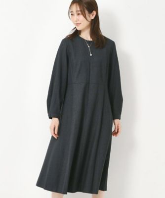 M～3Lサイズ／セットアップ可／ストレッチ】ツイード調ワンピース