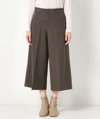 M～4Lサイズ／セットアップ可／ストレッチ】ツイード調ガウチョ