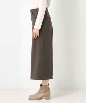 M～4Lサイズ／セットアップ可／ストレッチ】ツイード調ガウチョ