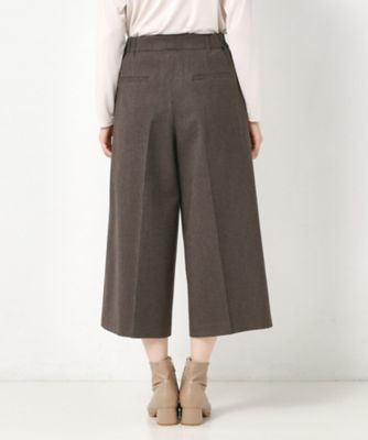 M～4Lサイズ／セットアップ可／ストレッチ】ツイード調ガウチョ