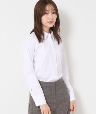 ＜CORDIER (Women)＞【Ｍ～４Ｌサイズ】ストレッチブロード美シルエットシャツ（２００２４３９４７９）