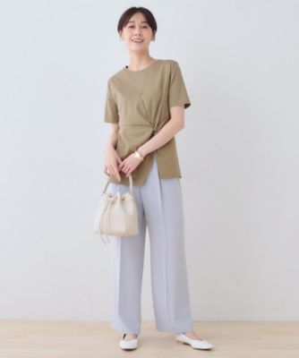 【洗える】ねじりデザインＴシャツ（２００２４３９８３９）