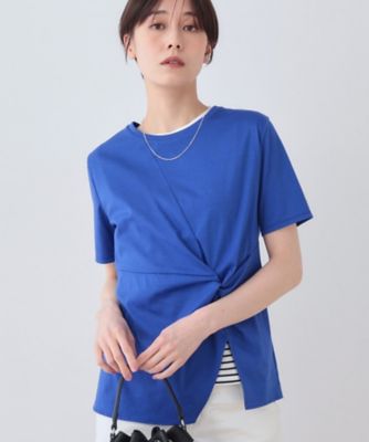 【洗える】ねじりデザインＴシャツ（２００２４３９８３９）