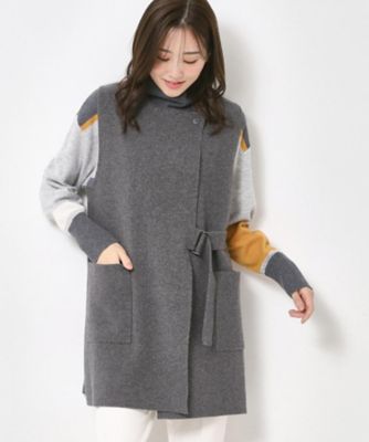 ＜CORDIER (Women)＞スーパーメリノニットベスト（２００２４３９８４０）