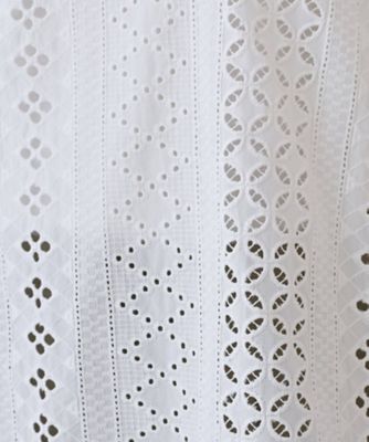 【刺繍／レース】スラッシュネックブラウス（２００２４３９８５８）