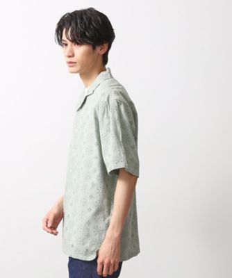 インド刺繍半袖シャツ　【親子リンク／洗濯機ＯＫ】（２００２４４０２３９）