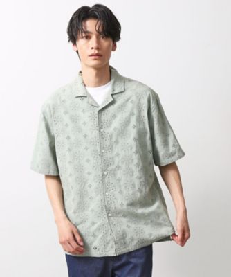インド刺繍半袖シャツ　【親子リンク／洗濯機ＯＫ】（２００２４４０２３９）