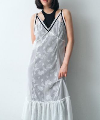 CODE A (Women)/コードエー ｔｕｌｌｅ　ｌａｃｅ　ｃａｍｉ　ｄｒｅｓｓ（２００２４４０２７５）